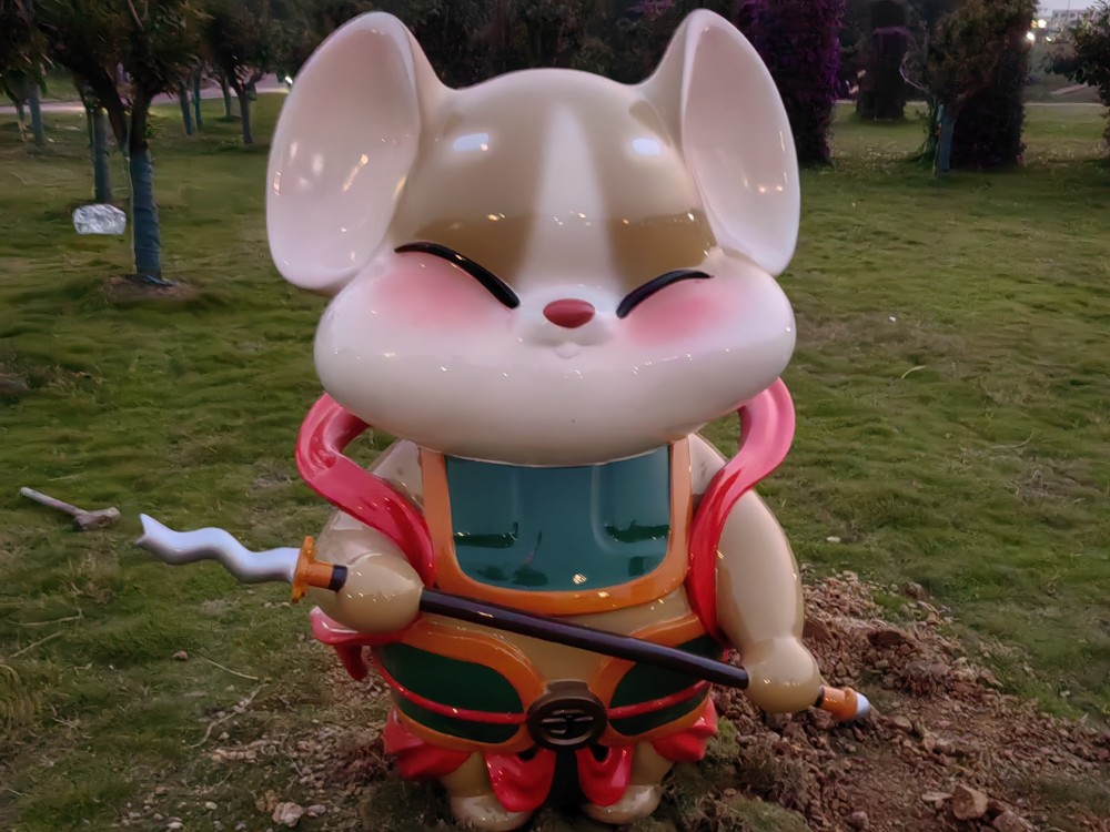 重庆大足九曲花溪卡通动物雕塑