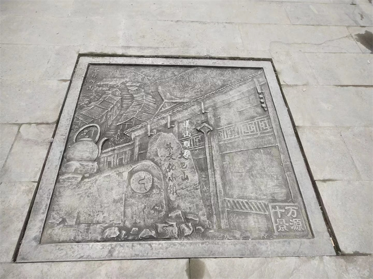 四川万源不锈钢板景墙