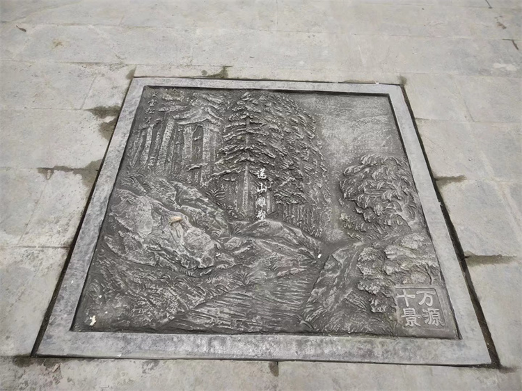 四川万源不锈钢板景墙