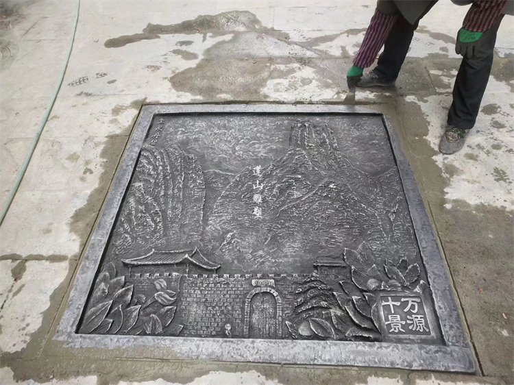 四川万源不锈钢板景墙