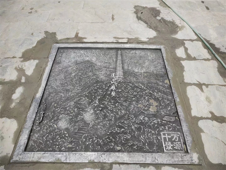 四川万源不锈钢板景墙