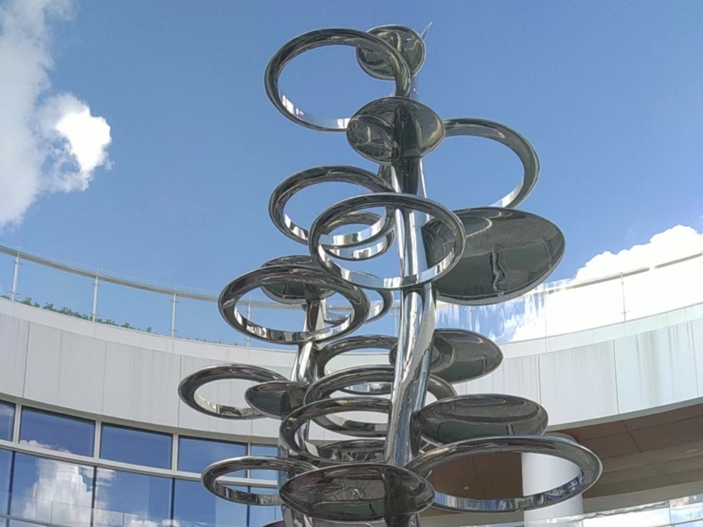 昆明世园博园不锈钢雕塑