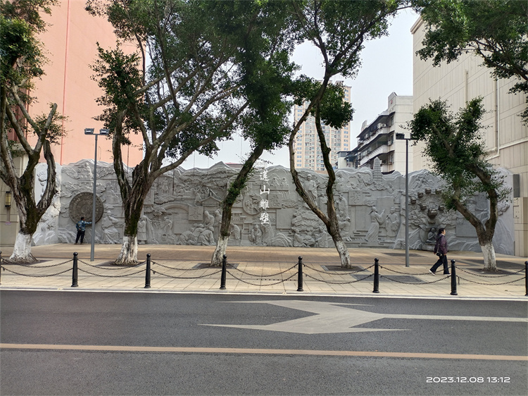 重庆大足龙中路石材浮雕