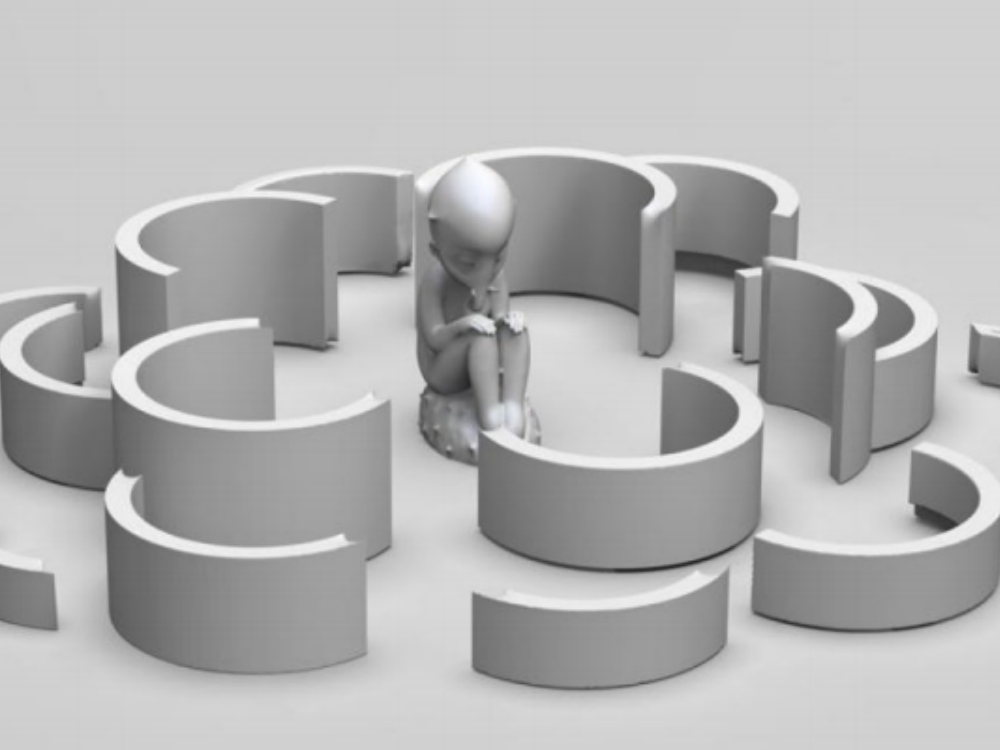 重庆大足混响水泥雕塑胡有辰设计师项目