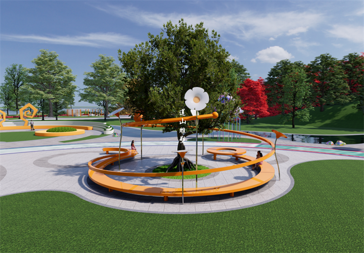 重庆动漫公园景观雕塑设计