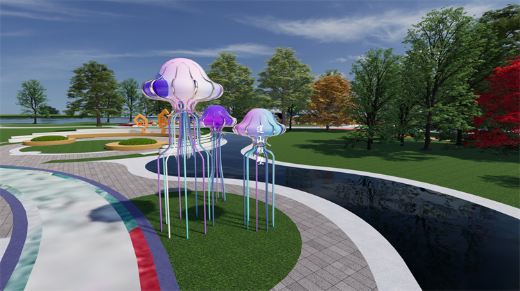 重庆动漫公园景观雕塑设计